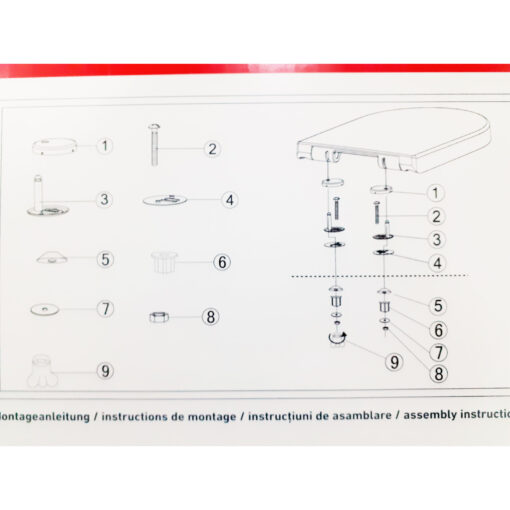 Capac wc,Alb,duroplast antibacterian,Soft-Closing si Demontare Rapida (universal) - imagine 3