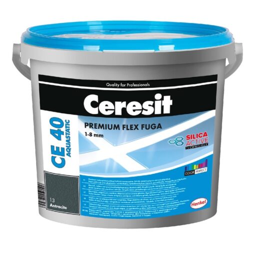 Chit de rosturi Ceresit, flexibil CE40, galeata 5 kg, Antracit