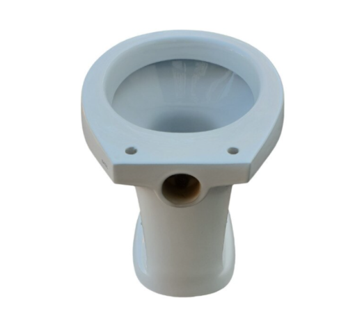 Set Toaleta-Vas Wc Rustic cu Capac Alb,Duroplast,Antibacterian - imagine 3