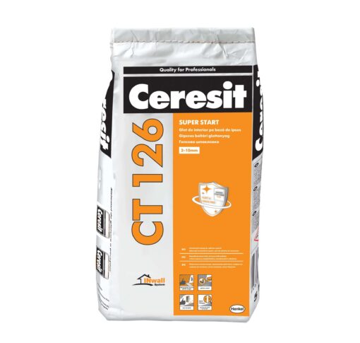 Glet Ceresit CT 126, pe baza de ipsos, interior, 5 kg