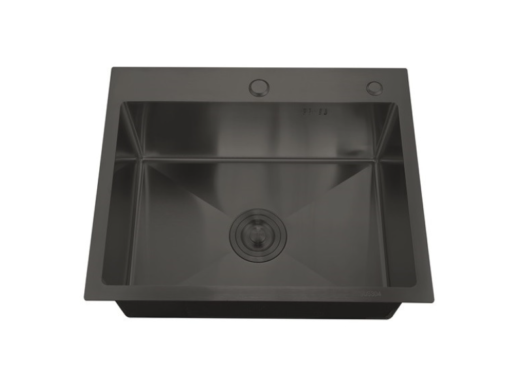 Chiuveta bucatarie din inox negru NANO-BLACK cuva 500x500 mm , adancime 215 mm