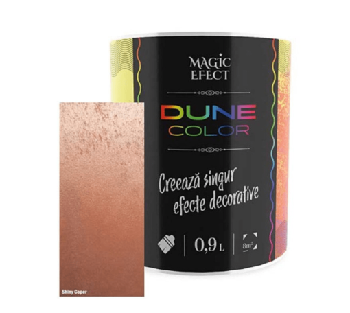 Vopsea cu efect decorativ Magic Efect Dune Shiny Coper, 0.9 l - imagine 2