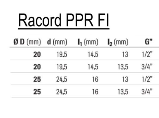 Racord PPR 25x3/4 FI - imagine 2