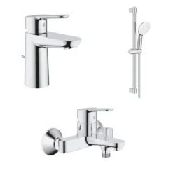 Det baterii lavoar si cada cu set dus Grohe
