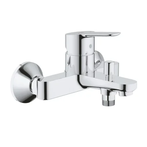 Set baterii lavoar si cada/dus Grohe BauEdge cu bara Tempesta crom lucios - imagine 2