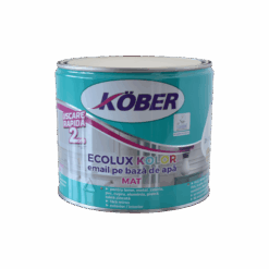 Vopsea pe baza de apa Ecolux Kolor Mat Verde deschis 0.6 l Kober
