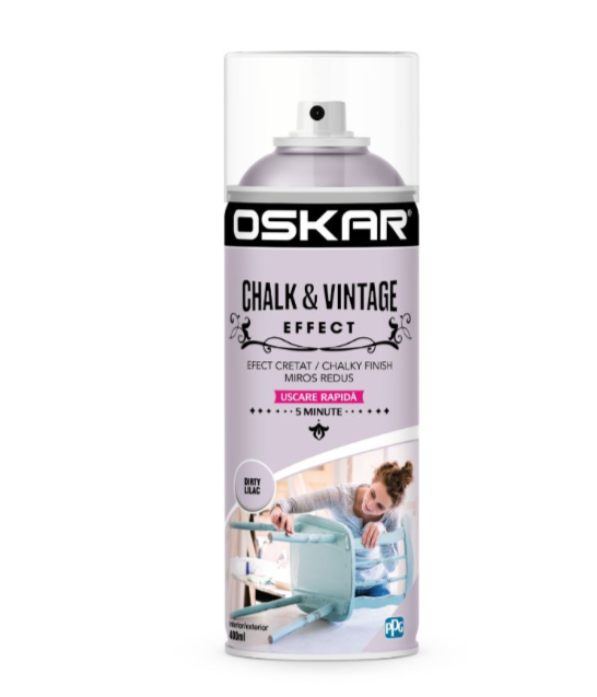 vopsea spray cu efect vintage Oskar
