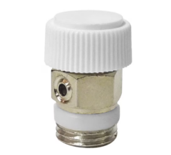 Aerisitor manual pentru calorifer (radiator) Ferro, cu garnitura teflon 1/2"